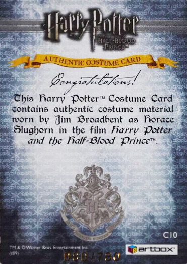 C10 - Horace Slughorn's Long Tie - Back