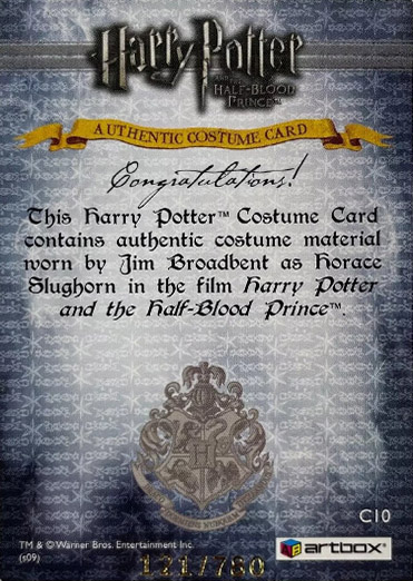 C10 - Horace Slughorn's Long Tie - Back