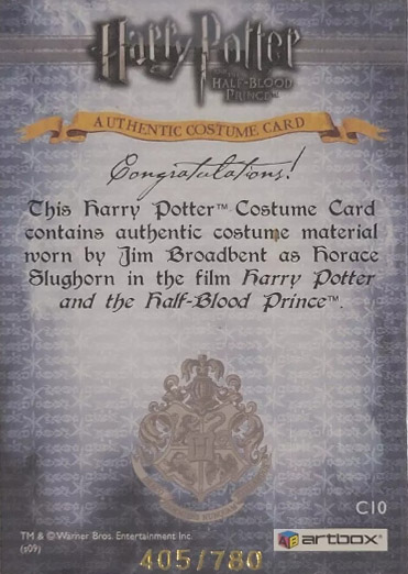 C10 - Horace Slughorn's Long Tie - Back