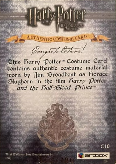 C10 - Horace Slughorn's Long Tie - Back