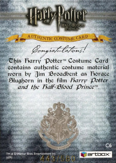 C6 - Horace Slughorn's Jacket - Back