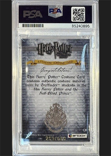 C8 - Gryffindor Students School Robes - Back