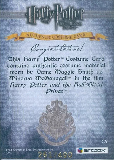C9 - Minerva McGonagall's Robes - Back