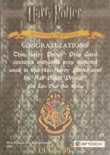 P7 - Just Like That Hat Boxes - Back