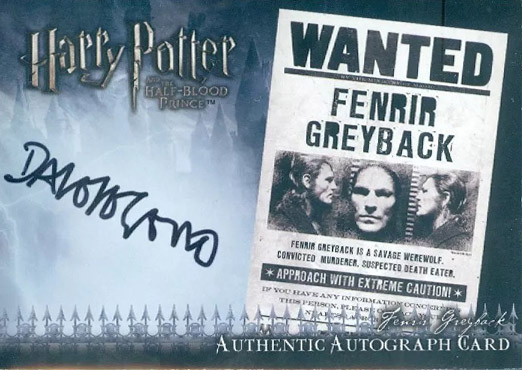 Dave Legano as Fenrir Greyback - Front