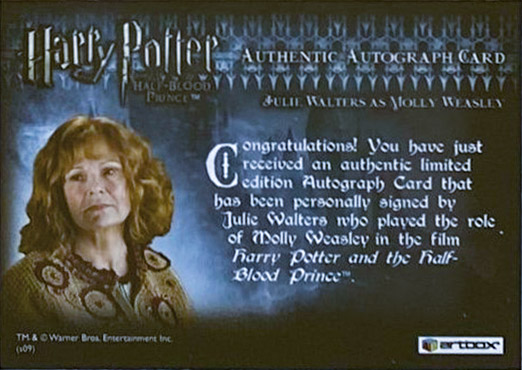 Julie Walters as Molly Weasley - Back
