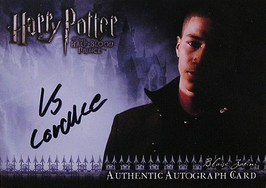 Louis Cordice as Blaise Zabini - Front