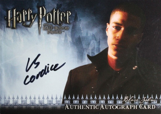 Louis Cordice as Blaise Zabini - Front