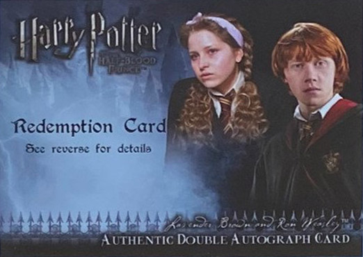 Redemption Card Front