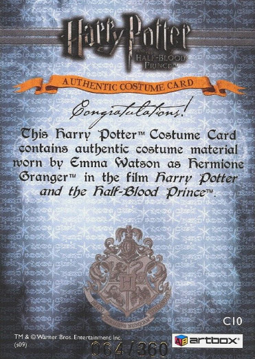 C10 - Hermione Granger's Purple Cardigan - Back