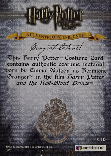 C10 - Hermione Granger's Purple Cardigan - Back