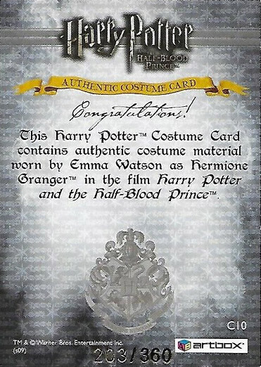 C10 - Hermione Granger's Purple Cardigan - Back