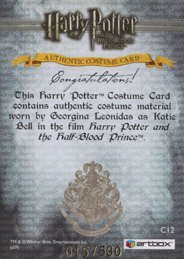 C12 - Katie Bell's Coat - Back