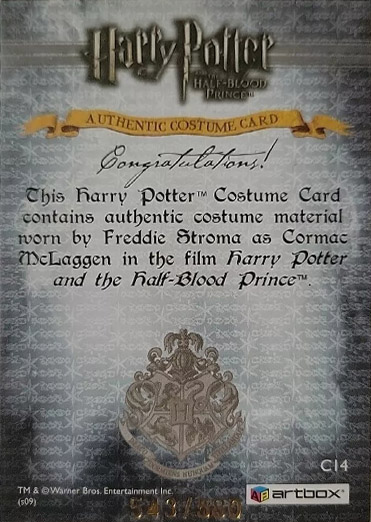 C14 - Cormac McLaggen's Jacket - Back