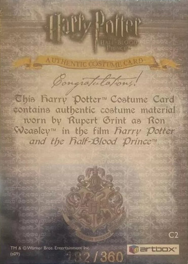 C2 - Ron Weasle's Shiort - Back