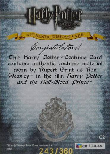 C2 - Ron Weasle's Shiort - Back