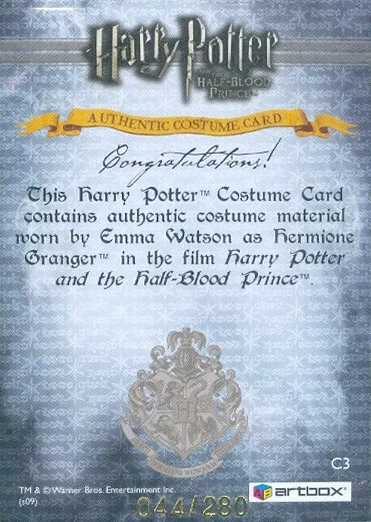 C3 - Hermione Granger's Jumper - Back