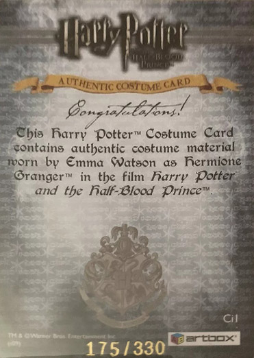 Ci1 - Hermione Granger's T-Shirt - Back