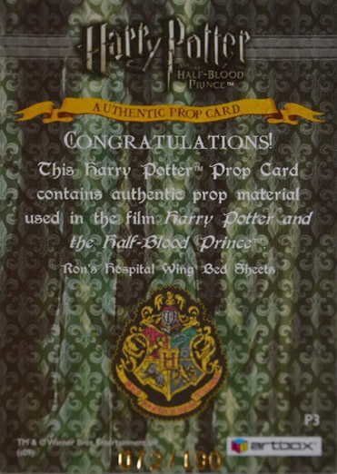 P3 - Ron's Hospital Bed Sheets - Back