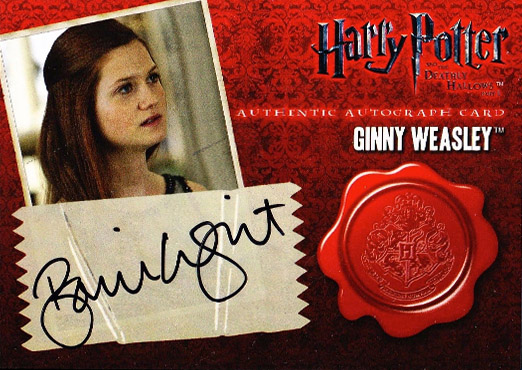 Bonnie Wright as Ginny Wealsey - Front