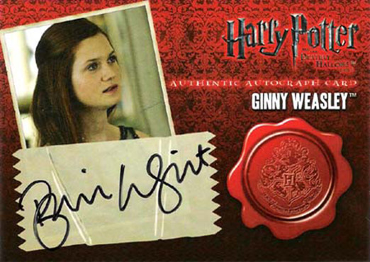 Bonnie Wright as Ginny Wealsey - Front