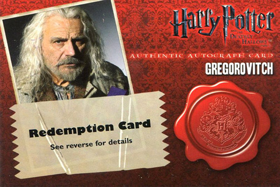 Redemption Card Front