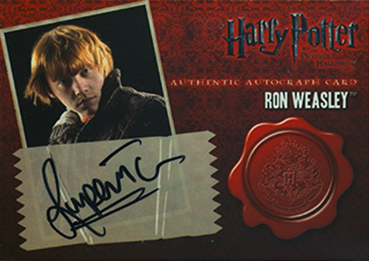 Rupert Grint as Ron Wealsey - Front