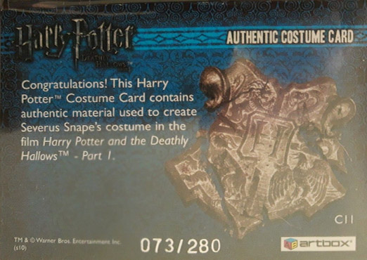 C11 - Severus Snape's Robes - Back