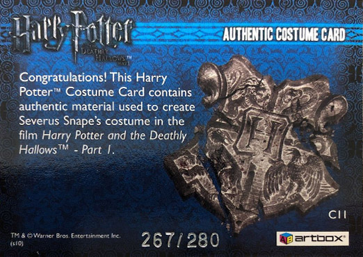 C11 - Severus Snape's Robes - Back