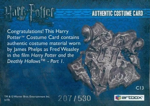 C13 - Fred Weasley's Shirt - Back