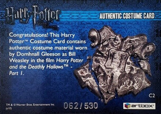 C2 - Bill Weasley's Shirt - Back