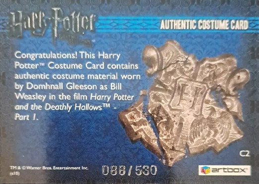 C2 - Bill Weasley's Shirt - Back