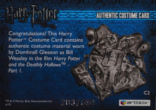 C2 - Bill Weasley's Shirt - Back