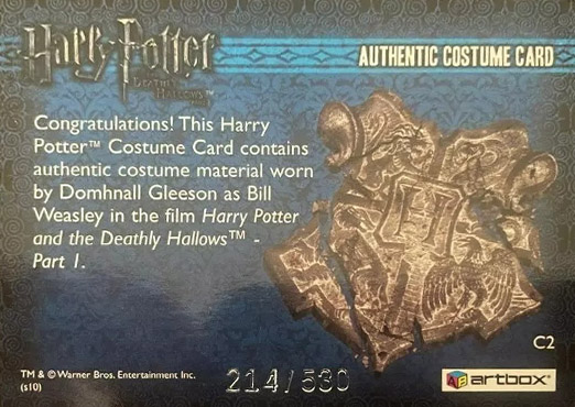 C2 - Bill Weasley's Shirt - Back