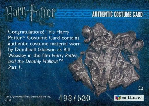 C2 - Bill Weasley's Shirt - Back