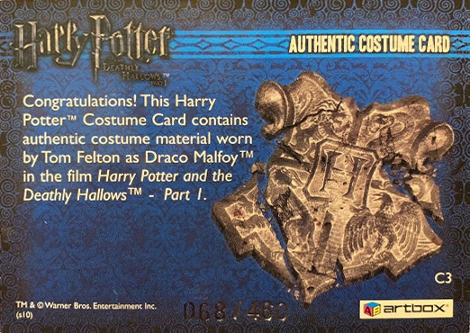 C3 - Draco Malfoy's Suit - Back