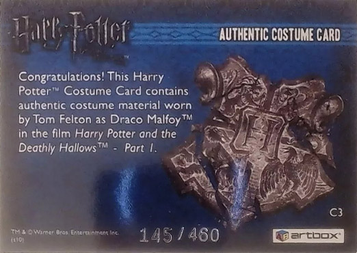 C3 - Draco Malfoy's Suit - Back