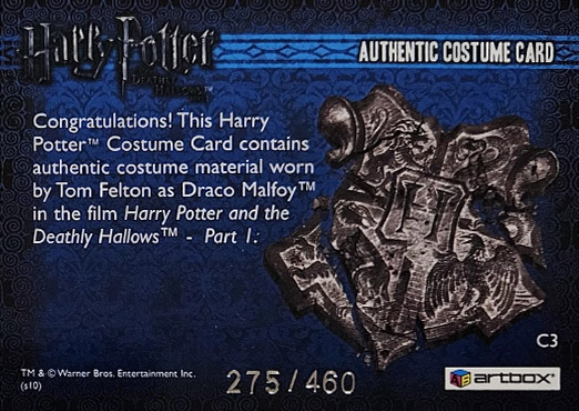 C3 - Draco Malfoy's Suit - Back