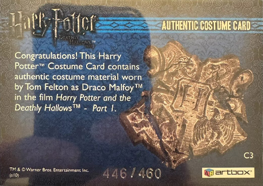 C3 - Draco Malfoy's Suit - Back