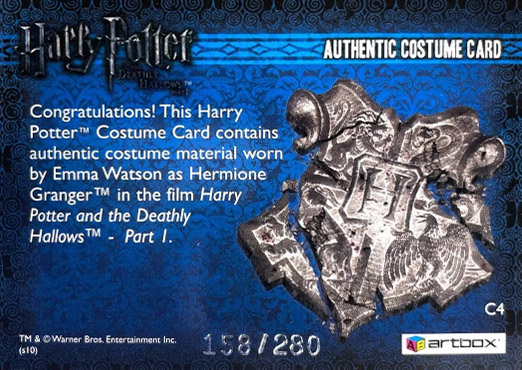 C4 - Hermione Granger's Purple Shirt - Back