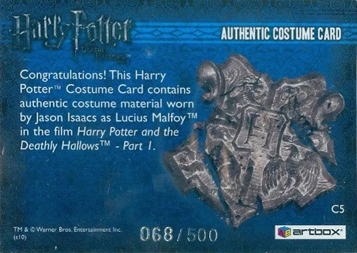 C5 - Lucius Malfoy's Suit - Back