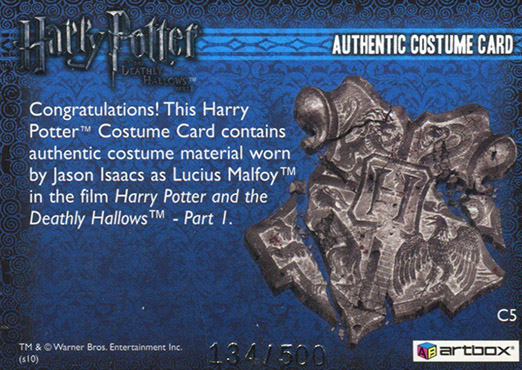 C5 - Lucius Malfoy's Suit - Back