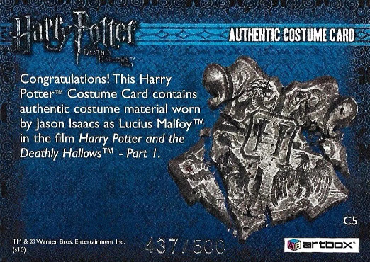 C5 - Lucius Malfoy's Suit - Back