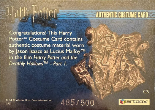 C5 - Lucius Malfoy's Suit - Back