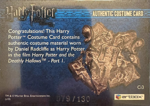 Ci3 - Harry Potter's Jacket - Back