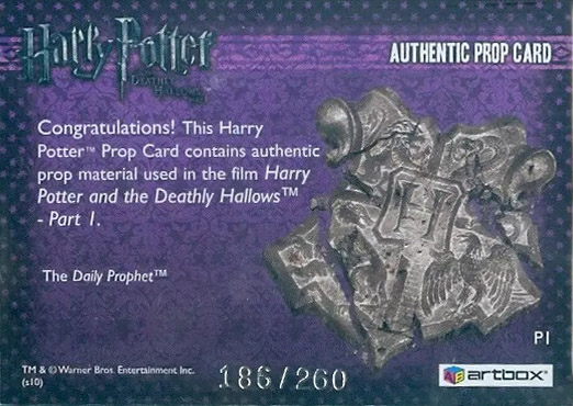 P1 - The Daily Prophet - Back