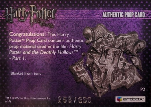 P2 - Blanket from Tent - Back