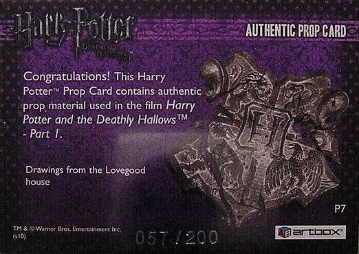 P7 - Drawings from the Lovegood House - Back