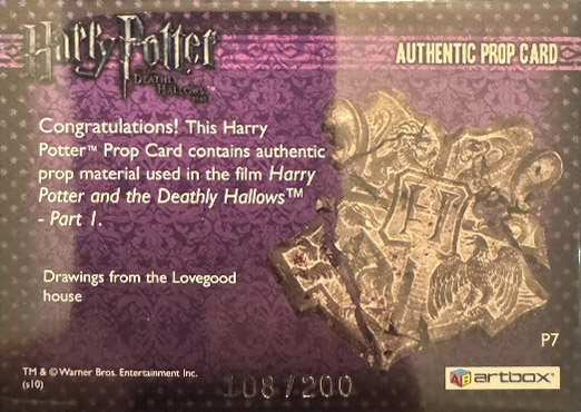 P7 - Drawings from the Lovegood House - Back