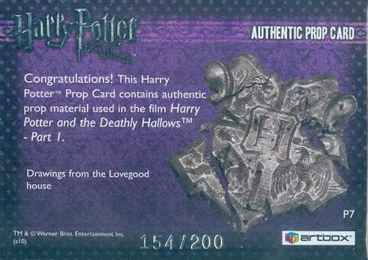 P7 - Drawings from the Lovegood House - Back